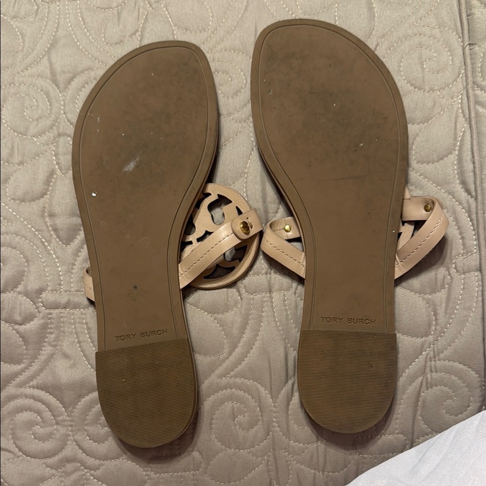 Tory Burch Women's Beige Sandals - Picture 2 of 3
